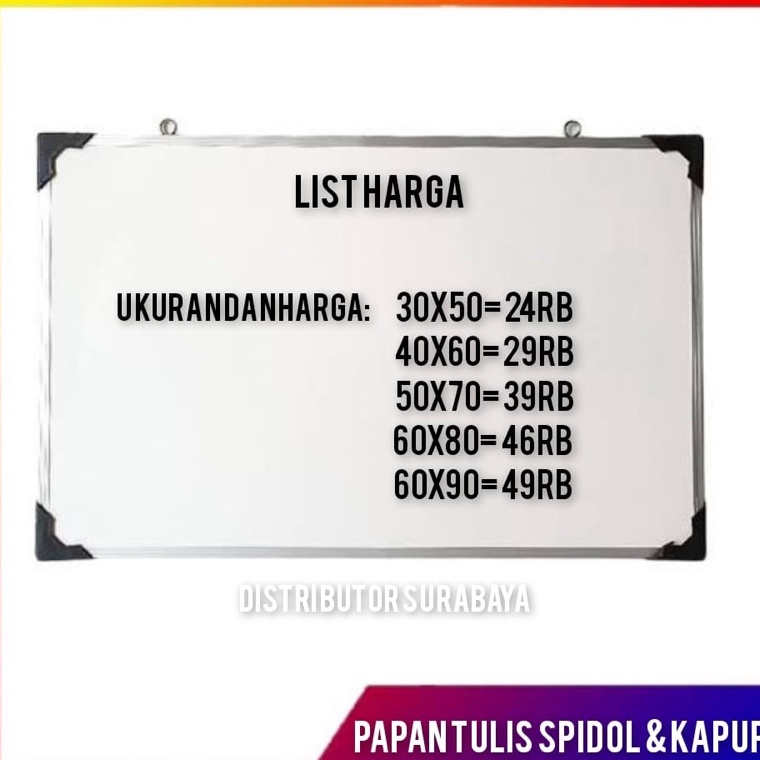 

Papan Tulis 50X70cm Spidol dan Kapur Whiteboard / Blackboard Ukuran 50X70 ✬Kirim Sekarang