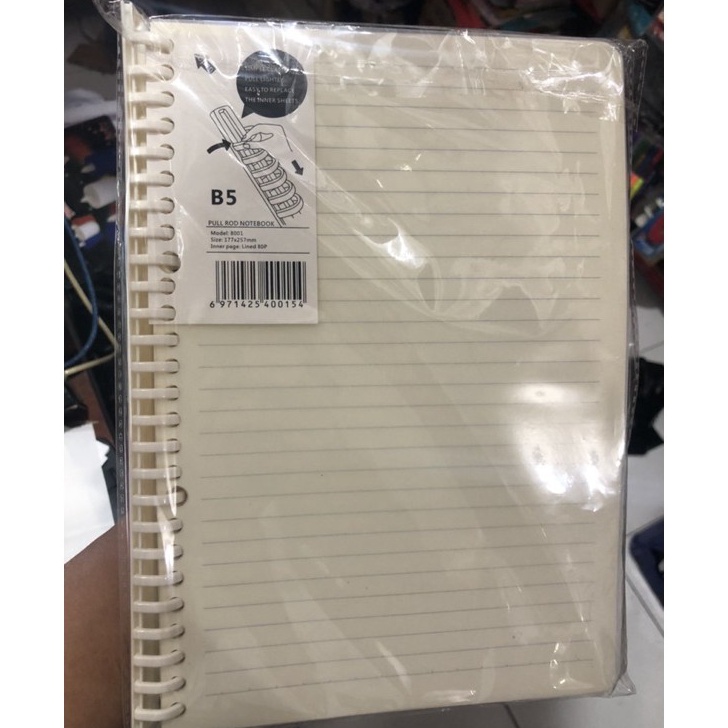 

DCWM0403 ✓ map binder looseleaf transparan ring putih B5 atau a5 kokuyo style ring putih gading wengu 7001 atau 8001