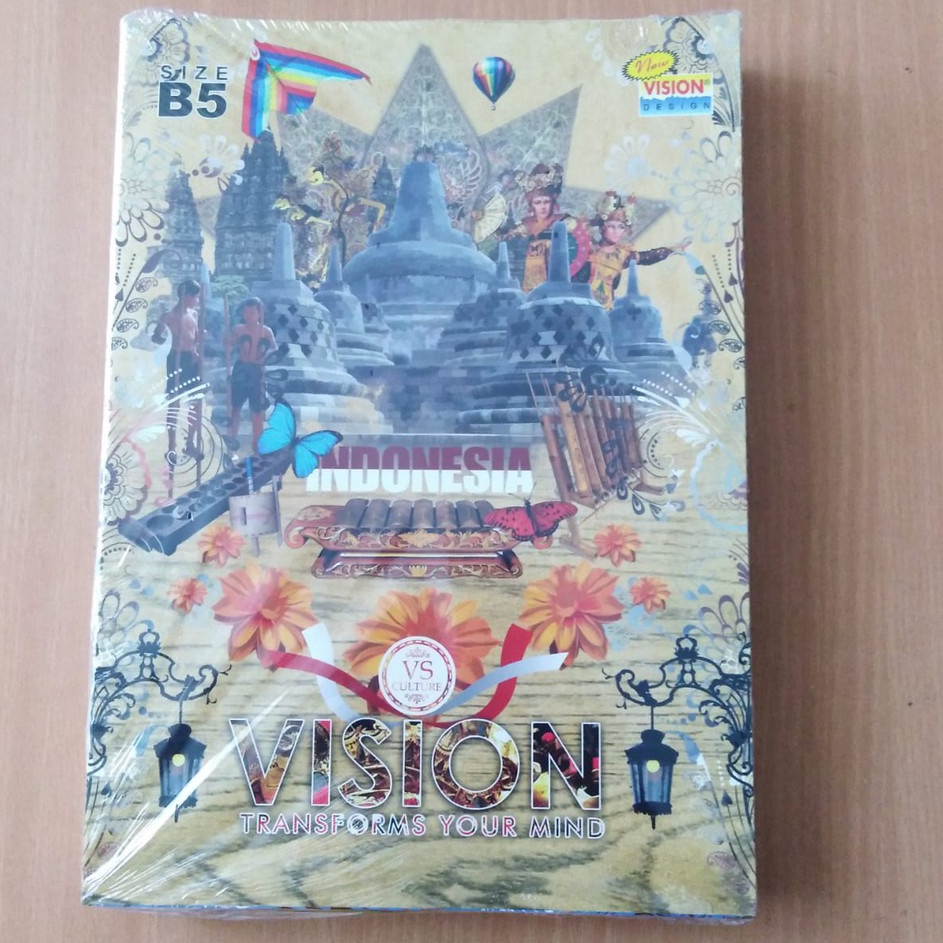 

Ready Stock✷ [PAK] BUKU TULIS VISION BOXY B5 42 LEMBAR (ISI 6 PIECES)^ P60 ❈