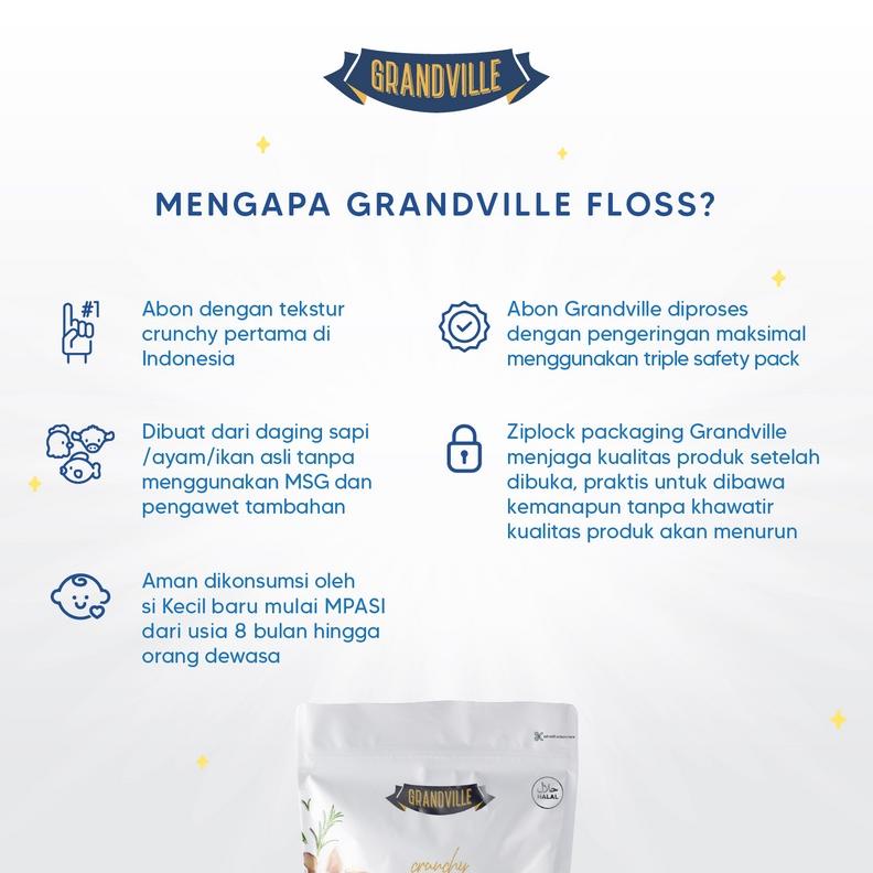 

Termurah Grandville Abon Sapi Crunchy Single Pack Original Bisa Cod