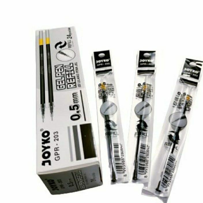 

TDQL2447 (C6369] ISI REFILL PULPEN GEL JOYKO GPR 203 - 24 PCS