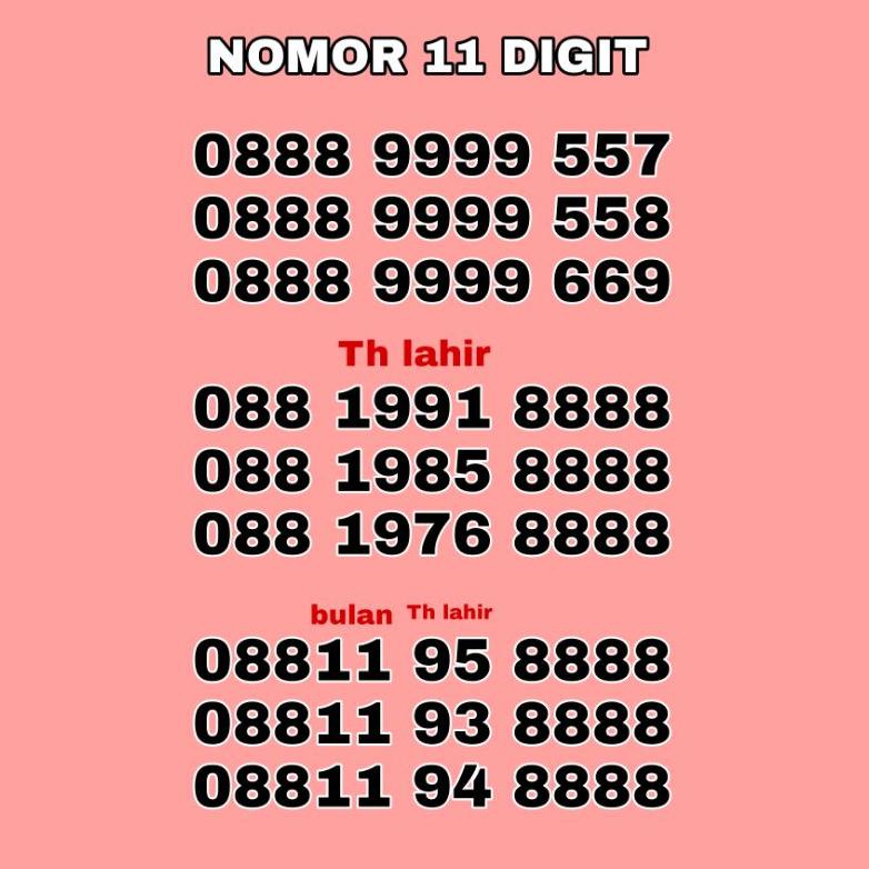 TERBARU NOMOR CANTIK MURAH SMARTFREN UNLIMITED REQUEST NOMOR