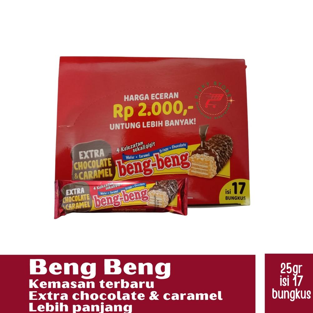 

Bisa Cod Beng Beng Coklat Wafer Kemasan Terbaru 1 Box Isi 17 Pcs @25Gram Bisa Cod