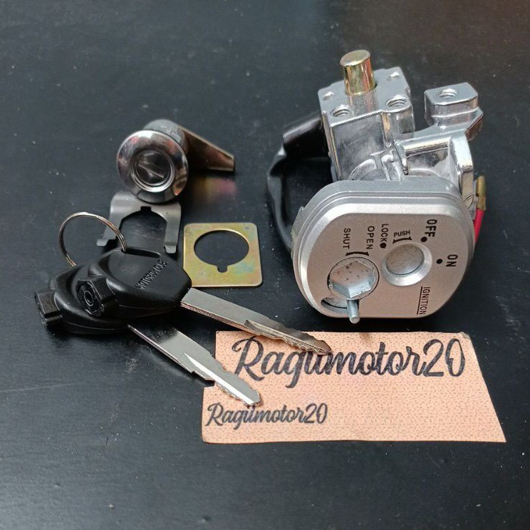 Ready DLp KUNCI KONTAK PLUS JOK SUPRA X 125 LAMA OLD KOMPLIT ✾ ☋