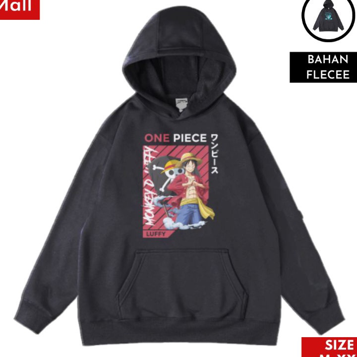 Produk Keren Hoodie Sweater Pria Wanita Anime Dewasa Distro Original Keren Hitam Jumbo Tebal Oversiz