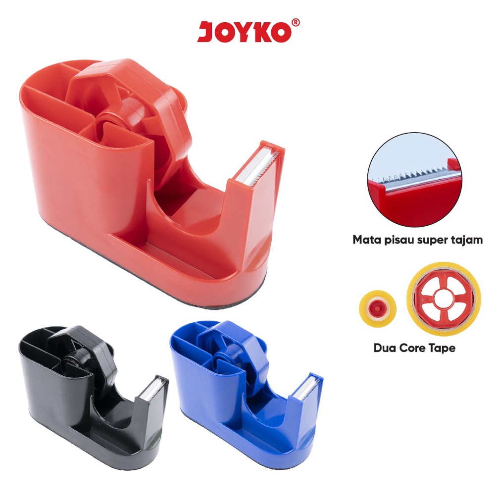 

LKJ-64 Tape Cutter Tape Dispenser Pemotong Pita Perekat Joyko TD-09N 9W0