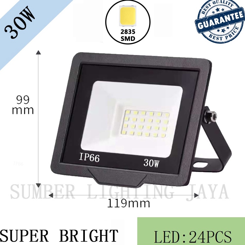 ¯EDh LAMPU SOROT LED 30W / LAMPU TEMBAK LED 30 WATT / LAMPU OUTDOOR LED o Promo Harga Termurah.