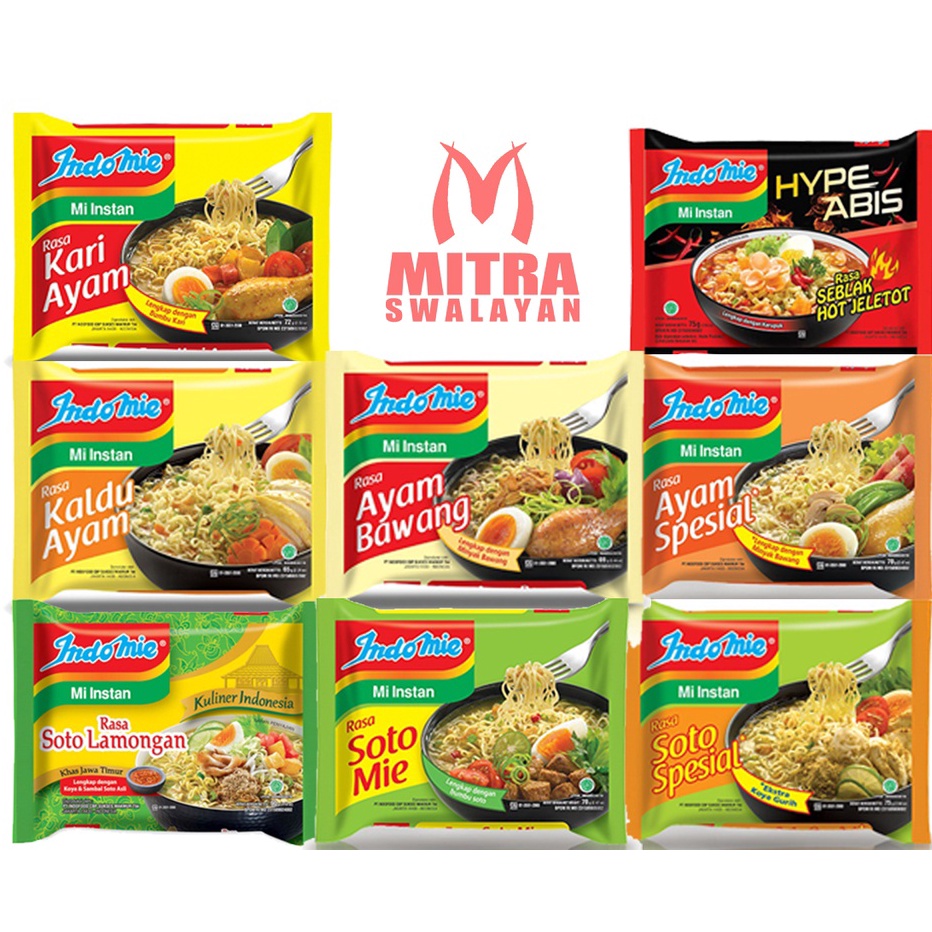 

JMLW3066 Terlaku.../ Indomie Kuah All Varian (isi 5)