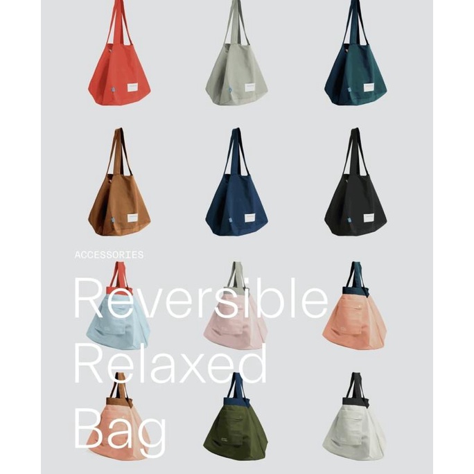 beyond the vines btv reversible relaxed bag/tas tote bag unisex nilon