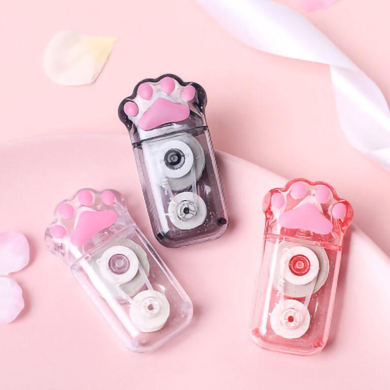 

NBM-72 ATM.Medan Correction Tape 6M Cat Paws Transparan/ Motif Kaki YVA