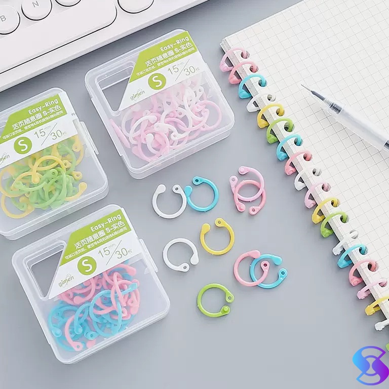 

Kualitas Terjamin Ring Binder Loose Leaf Bahan Plastik Tanpa Melubangi Buku-Suning Mall ZEV