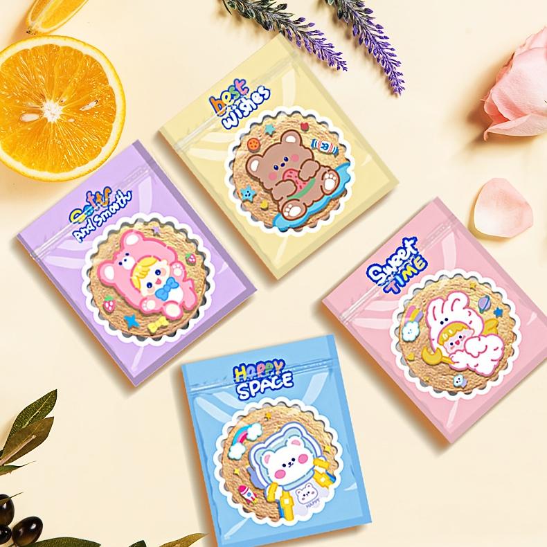 

NEW ARRIVAL (50 PCS) PLASTIK ZIPLOK COOKIES 14X18.5CM / PPLASTIK KEMASAN MOTIF KARTUN LUCU AESTHETIC