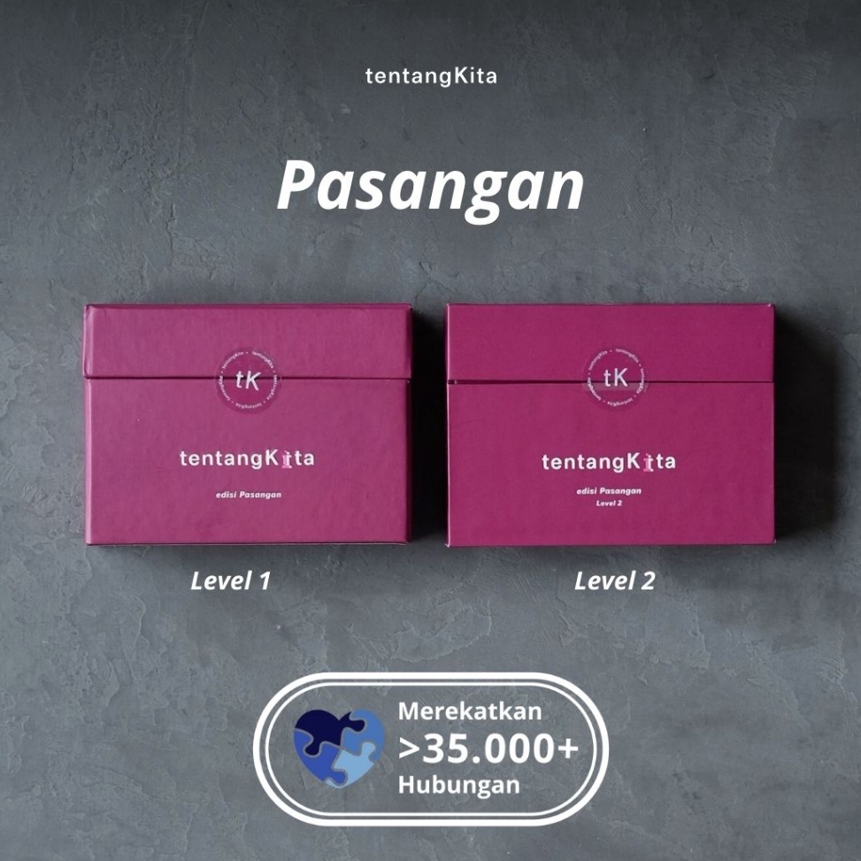 RECOMENDED tentangKita - edisi Pasangan I Permainan Kartu Pacaran I  Permainan Kartu Obrolan Pasanga