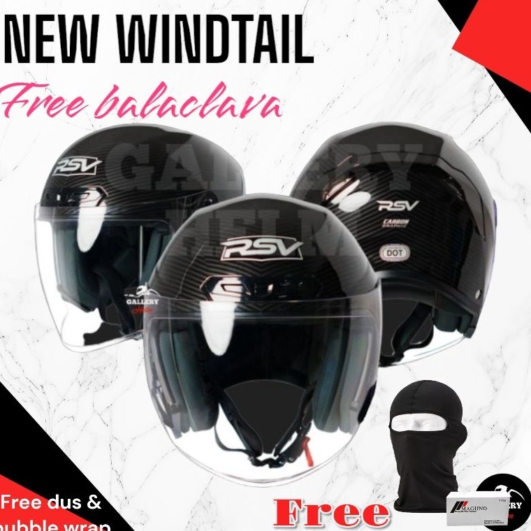 TERLARIS HELM RSV NEW WINDTAIL | HELM RSV NEW HALF FACE