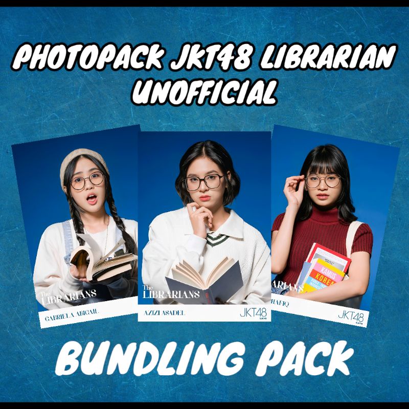 [ ISI 3 ] PHOTOPACK JKT48 THE LIBRARIAN UNOFFICIAL TERMURAH