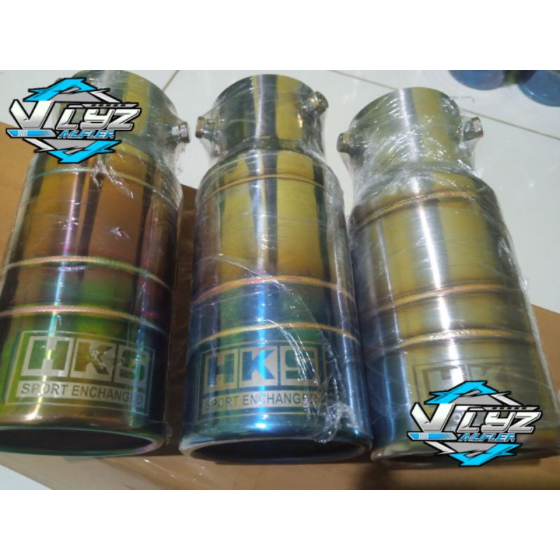 knalpot mobil universal/variasi ujung knalpot mobil [Tail pipe] untuk mobil jazz,ayla,avanza,brio, d