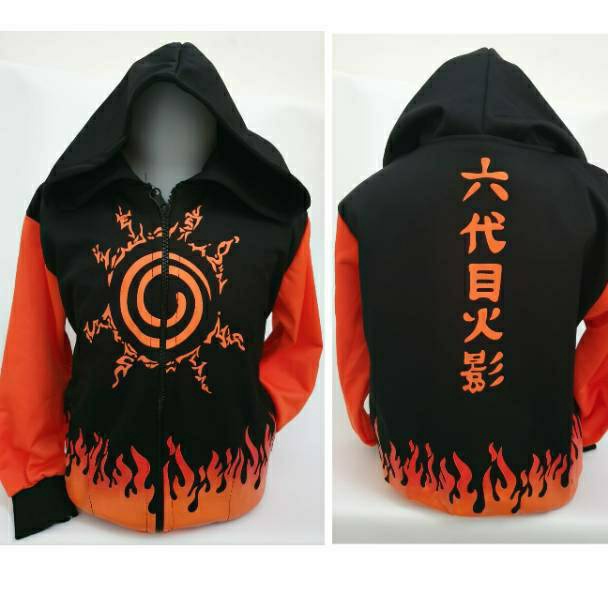 Rekomendasi Jaket Anak Naruto Kyubi Hokage