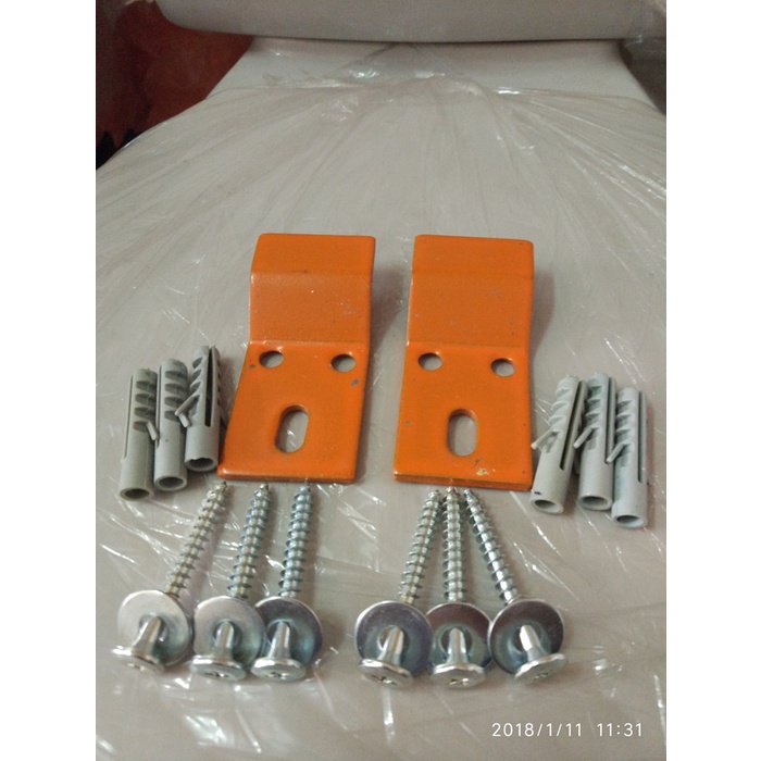 Gantungan Wastafel/Bracket Breket Wastafel Komplit Baut Pisher