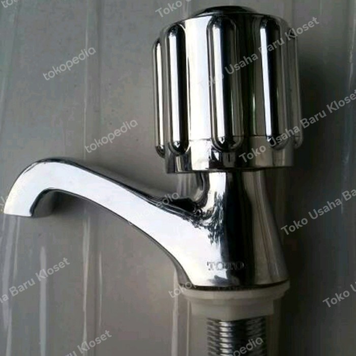 Kran Wastafel Toto T205MB | kran wastafel putar Toto (bekas)