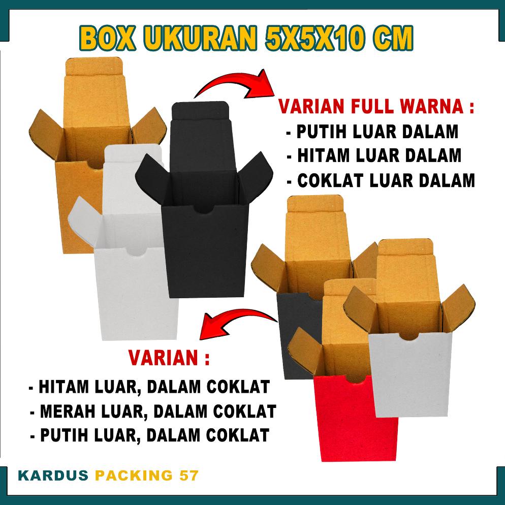 

TERBAIK PAKET 50PCS BOX 5X5X10 CM /BOX BOTOL LELABO/KOTAK/ KARDUS/ KARTON POLOS