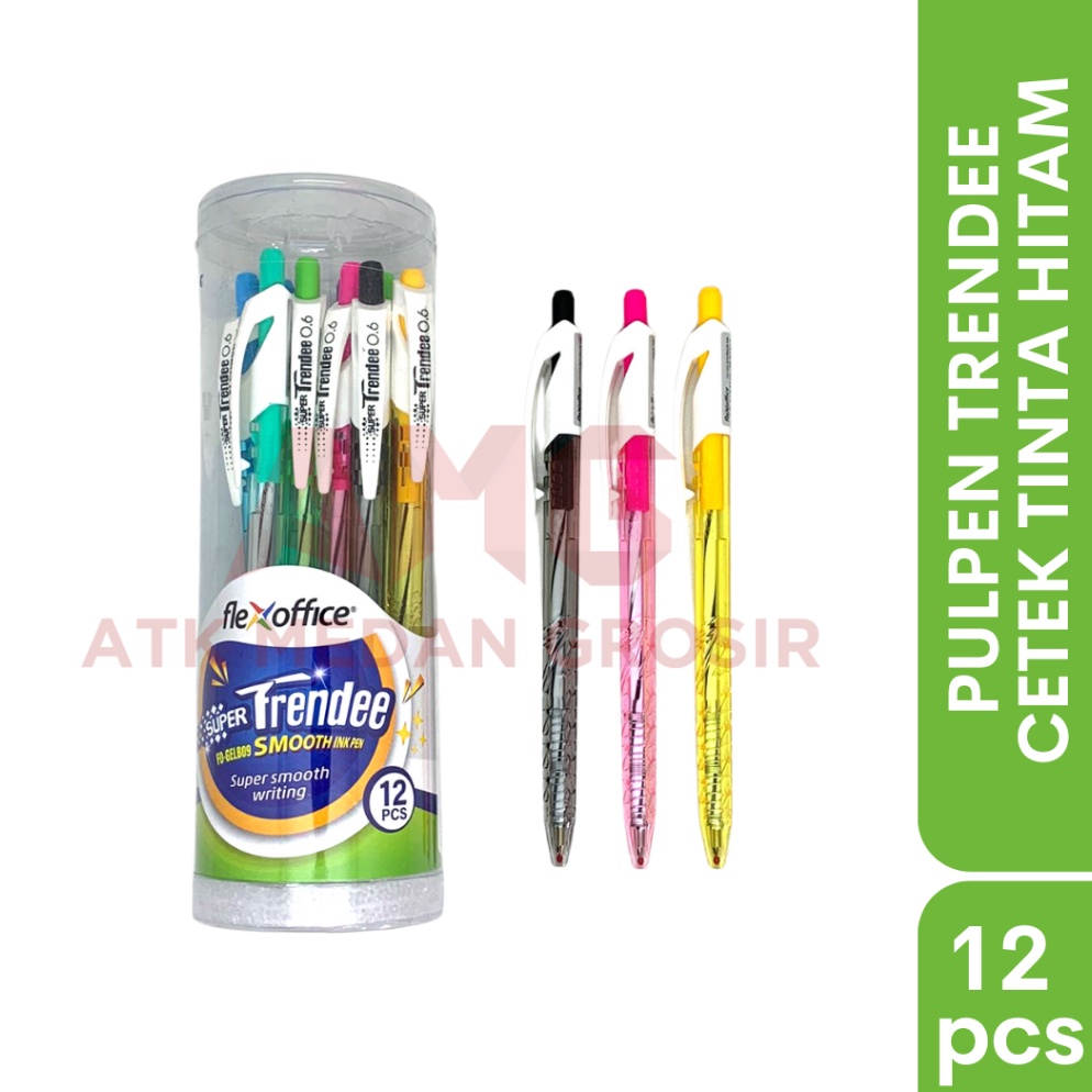 

Laris PULPEN TRENDEE CETEK TABUNG ISI 12 PCS ↑Best Seller