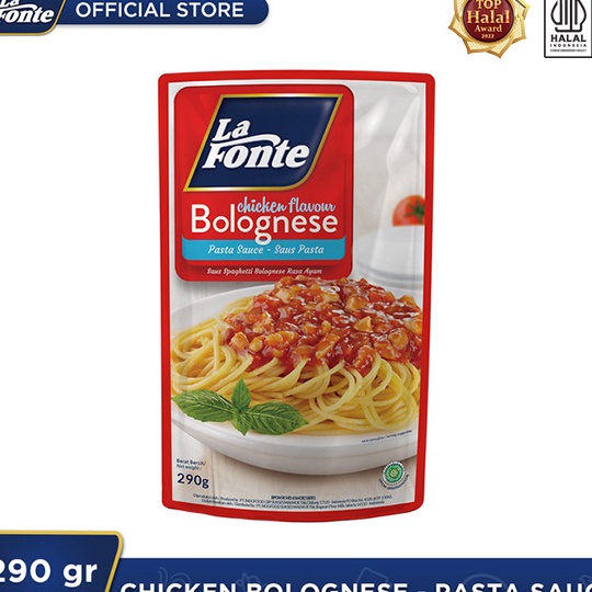 

KZVX3900 Terbaru La Fonte Saos Pasta Chicken Bolognese 290gr - 1 Pc