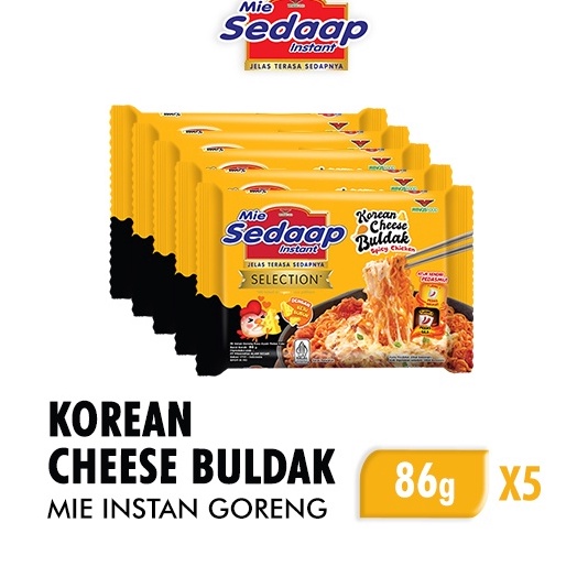 

CNWD9319 [PROMO SALE!!!] Mie Sedaap Korean Cheese Buldak 86 gr x5