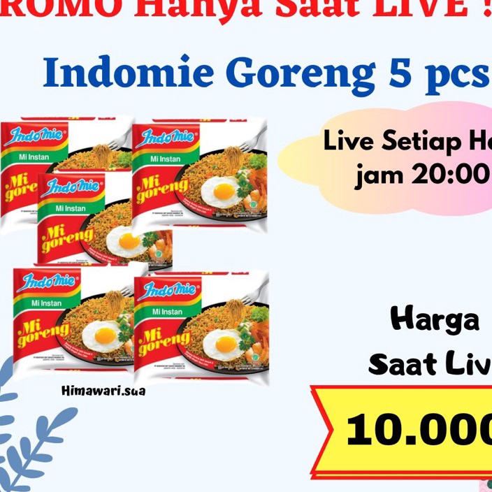 

CGWY8622 STAR Mie goreng Indomie Mie goreng 5pcs
