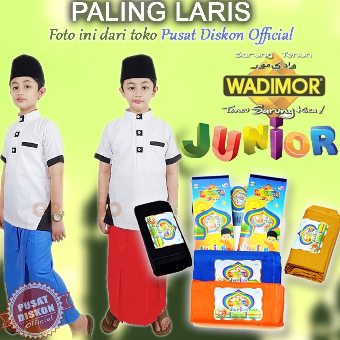 Murah Meriah Sarung anak Laki laki WADIMOR Sarung anak WADIMOR Wadimor Junior Original