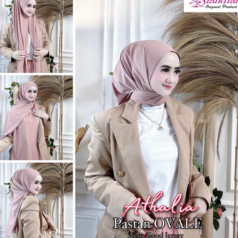 Terkini Jilbab Instan Pashmina Athalia Ovale Ori Shakina Hijab
