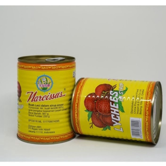 

JHHD5387 TERMURAH Lychees in Syrup Narcissus 567gr