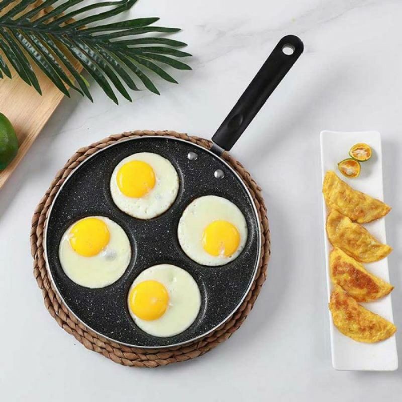 Teflon Cetakan Telur 4 Lubang / Teflon Lubang Penggorengan Telur Murah