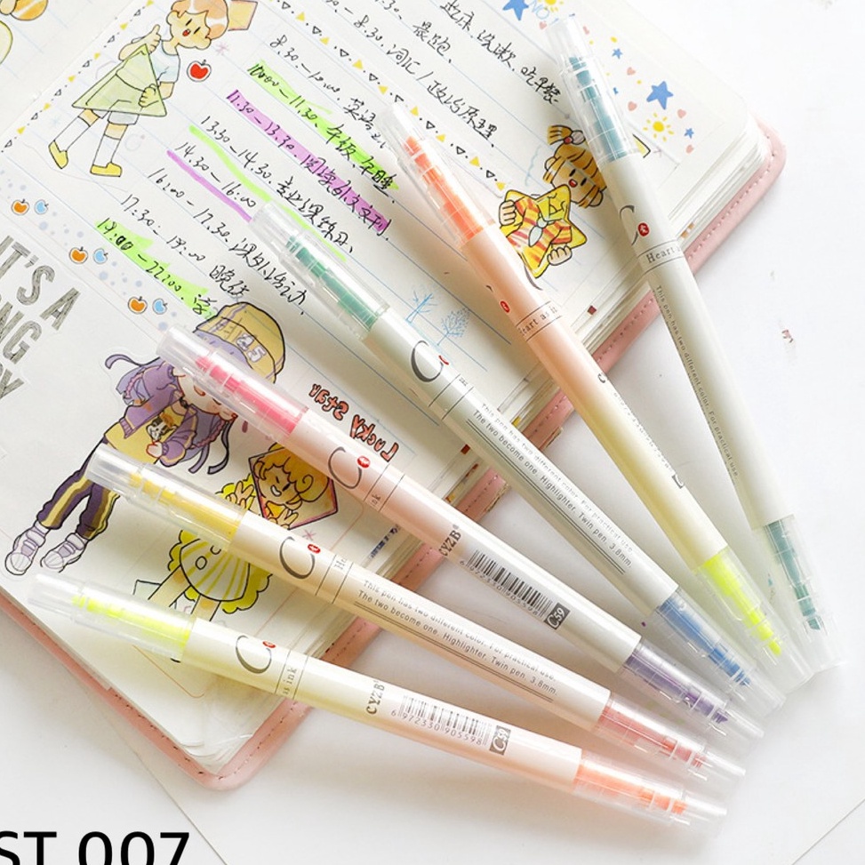 

Momen lebaran ST007 | PENA HIGHLIGHTER 12 WARNA 1 pack | 1 bungkus 6 pena 12 warna QKT