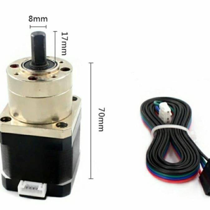 Nema17 Planetary Gearbox Stepper Motor 42 17HS8401 1.8A Ratio 1:5.18