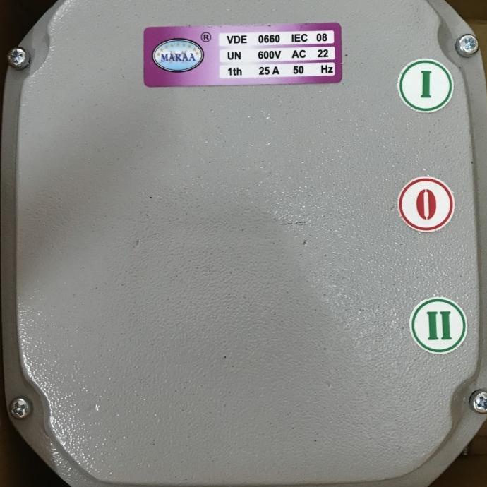 Handle Cam Starter 4P 40A 4 Phase 40A Change Over Ohm Schakelar Maraa