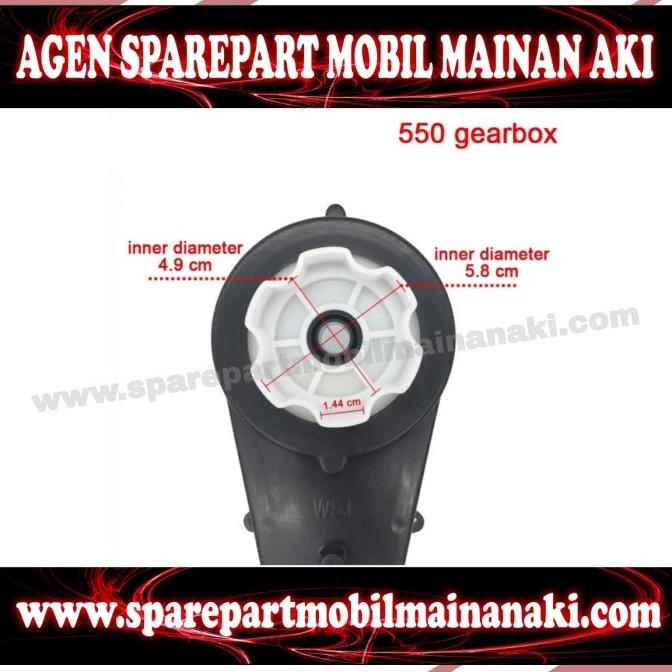 550 Pliko/Gear/Gearbox/Dinamo/12v/12Volt/ Mobil Motor Mainan Aki