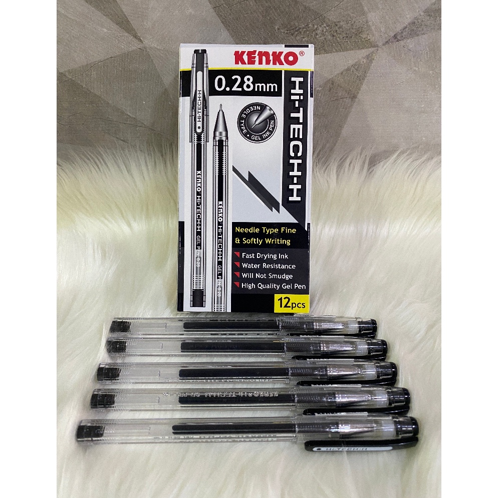 

Best Seller.. KENKO Pen HI-TECH-H 0.28Mm Pulpen Hitech Gel [1 Box] Hitam Biru GROSIR HI TECH 61