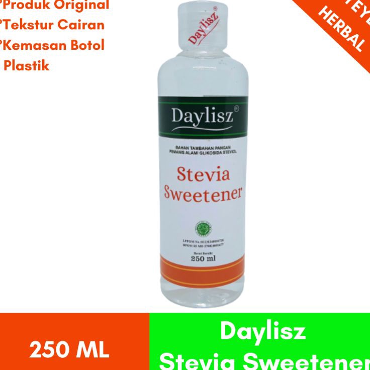 

Harga Termurah Daylisz Stevia Sweetener 250 ml