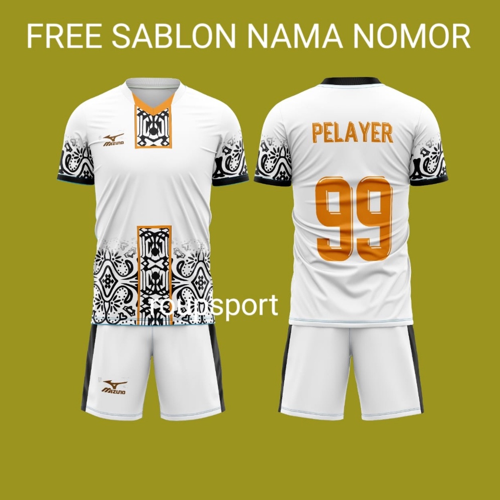 Best Product.. [FREE SABLON NAMA +NOMOR] Setelan dewasa baju+celana baju bola baju jersey baju futsal