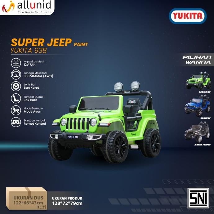 Mobil Aki Jeep YUKITA 938 - 12 Volt