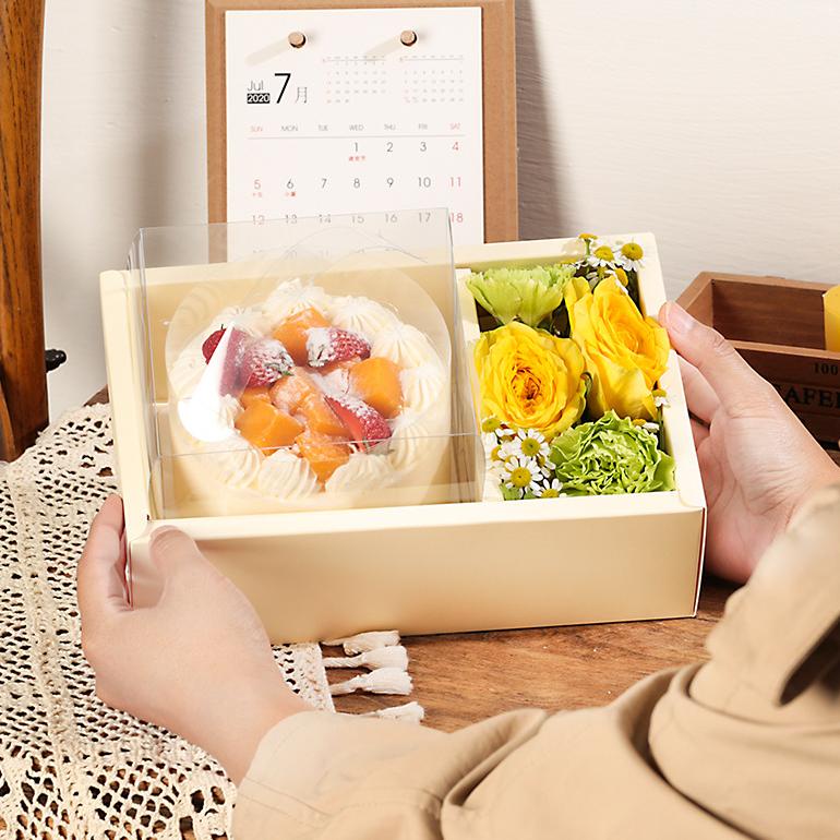 

Sale Supplyflorist - Transparant Portable Flower Box | Kotak Bunga Kue | Bloom Box Kotak Bunga 1510 Mika Handy Box Promo Qny583