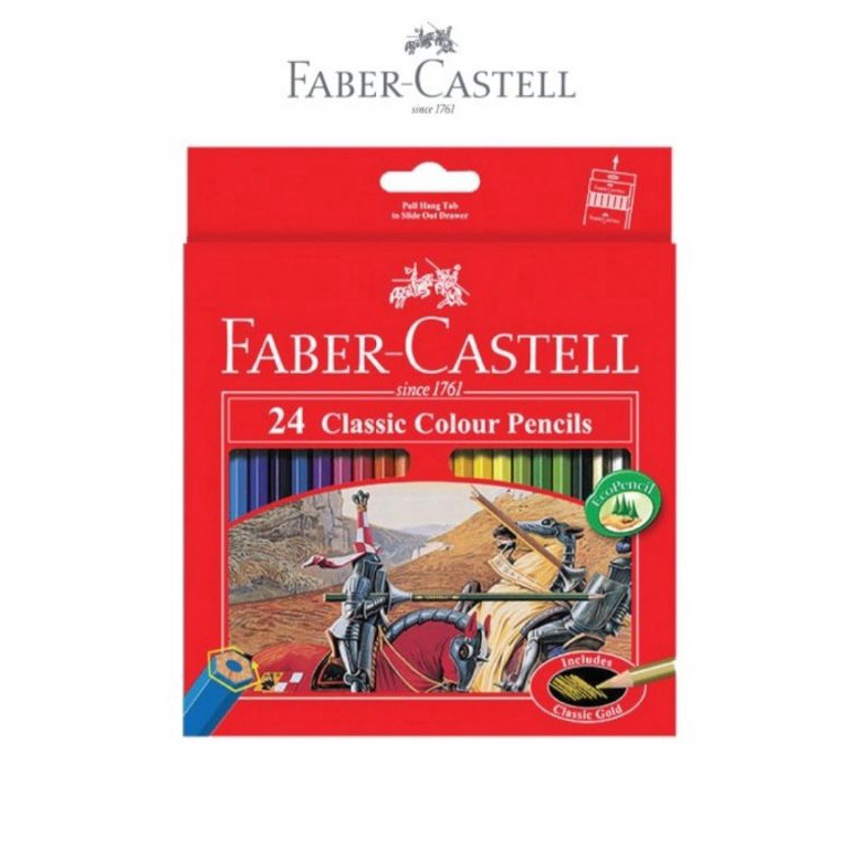 

Super Promo.. Pensil 24 Warna Panjang Faber Castell 115854 Classic Colour Pencils 81