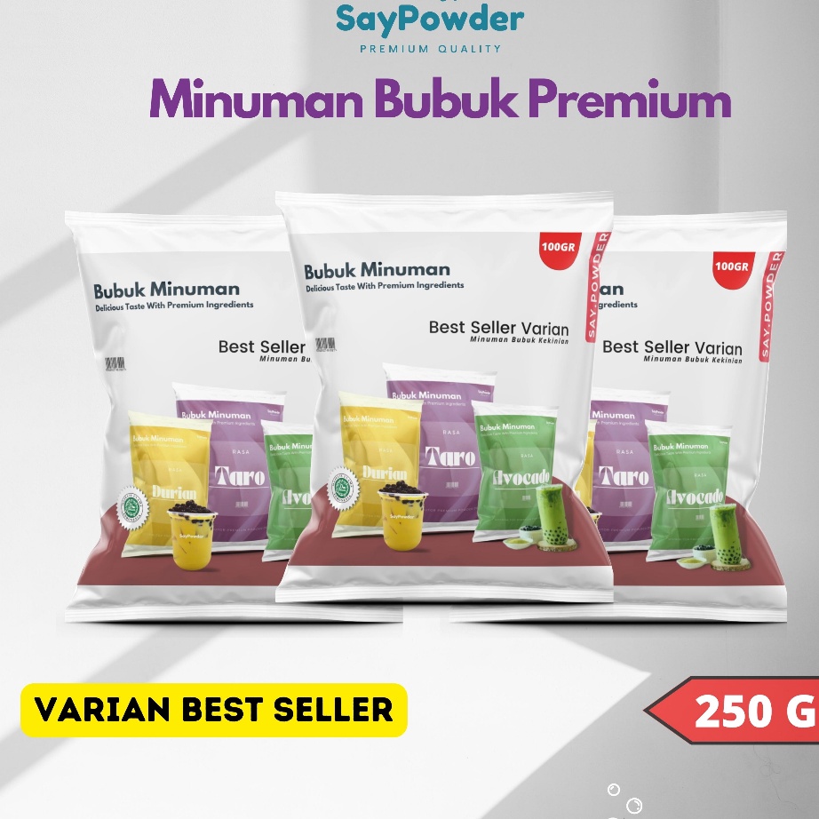 

QMNS4803 Free Ongkir BUBUK MINUMAN RASA PREMIUM 250 GRAM SERBUK MINUMAN KEKINIAN ES BOBA BUBBLE DRINK BUBUK POWDER MINUMAN RASA