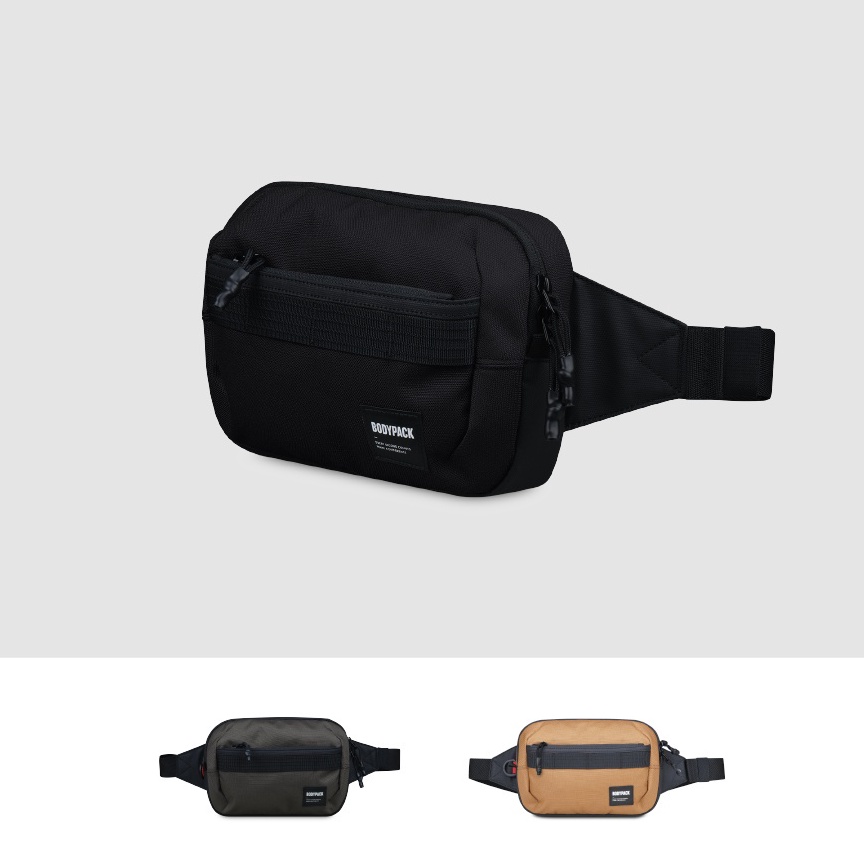 MURAH Tas Pinggang Bodypack Solo Waist Bag - Hitam