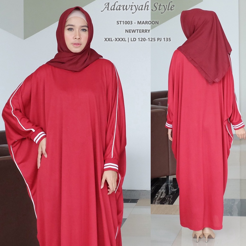 Trend Terbaru GAMIS WANITA LD 120 - 130 - 140 - MAXI DRESS - GAMIS KAFTAN JUMBO