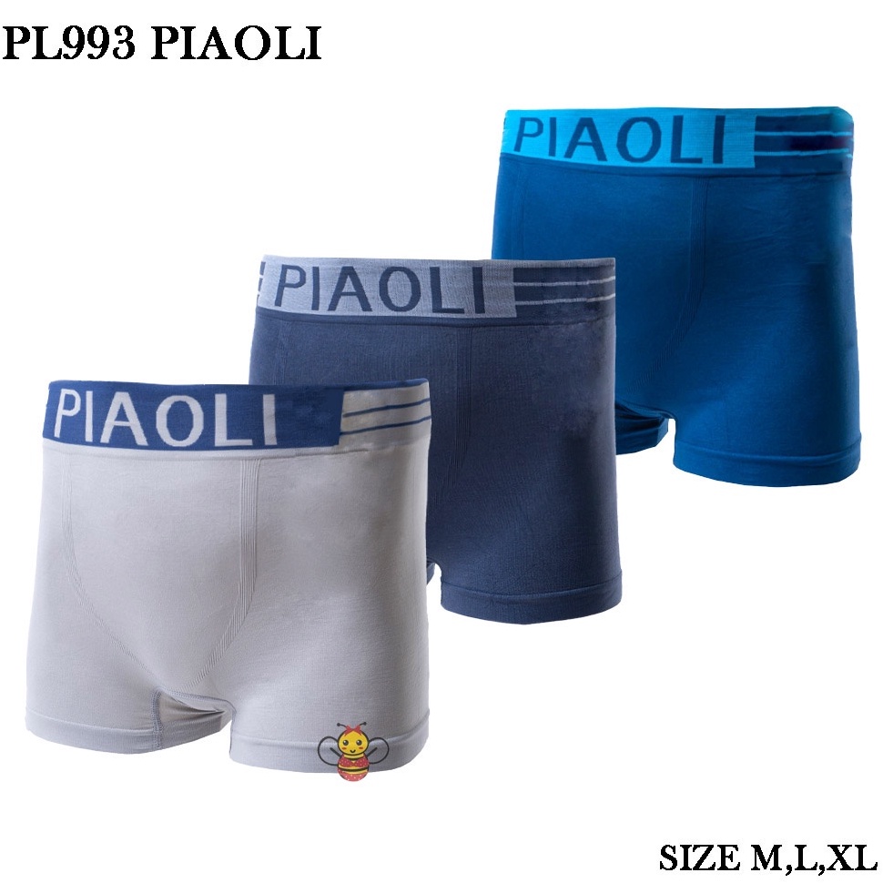 ekhm -29 BEE - Boxer Pria Kolor Cd Underwear Man Daleman Cowok PL993 PIAOLI F0Z
