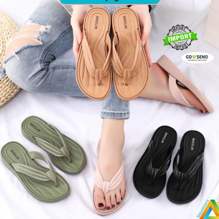 Best❇➮ Sandal Jepit Wanita Jelly Import Balance 089 5 J47 ➝