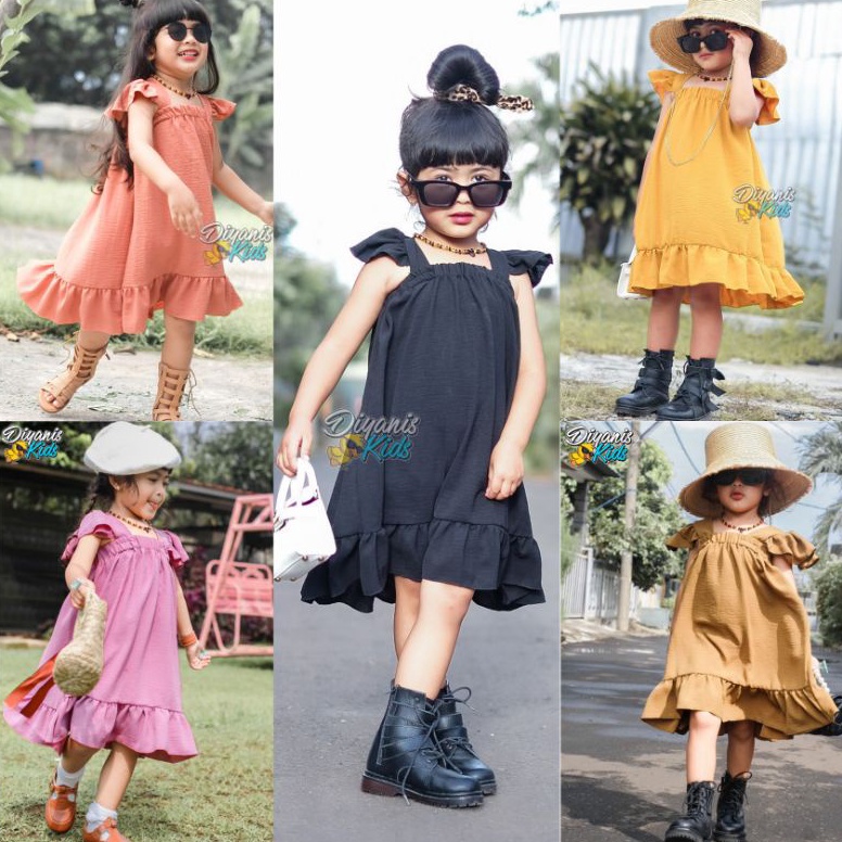 Best Seller (6 bulan-7 Tahun) SABELA-Dress anak perempuan| Dress baju anak perempuan | Dress baju ba