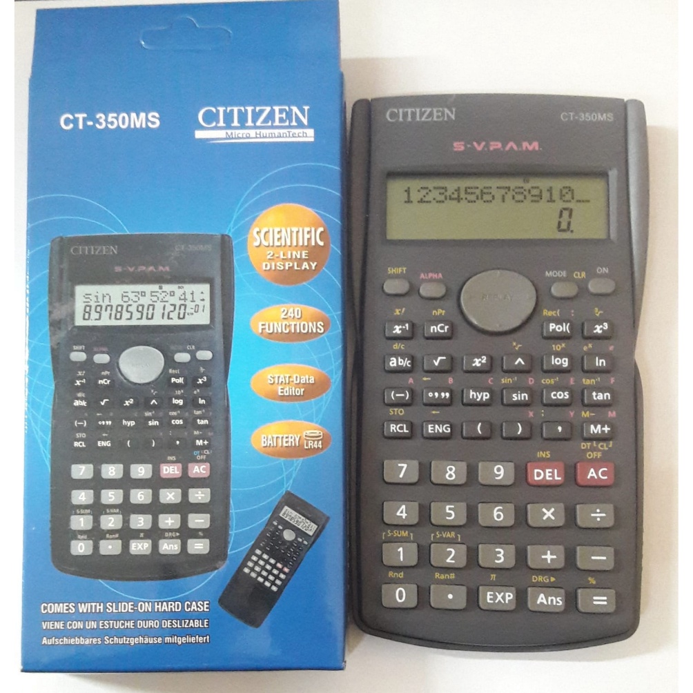 

NRTG-74 Kalkulator Scientific Citizen Fx 350 Ms Top Discount