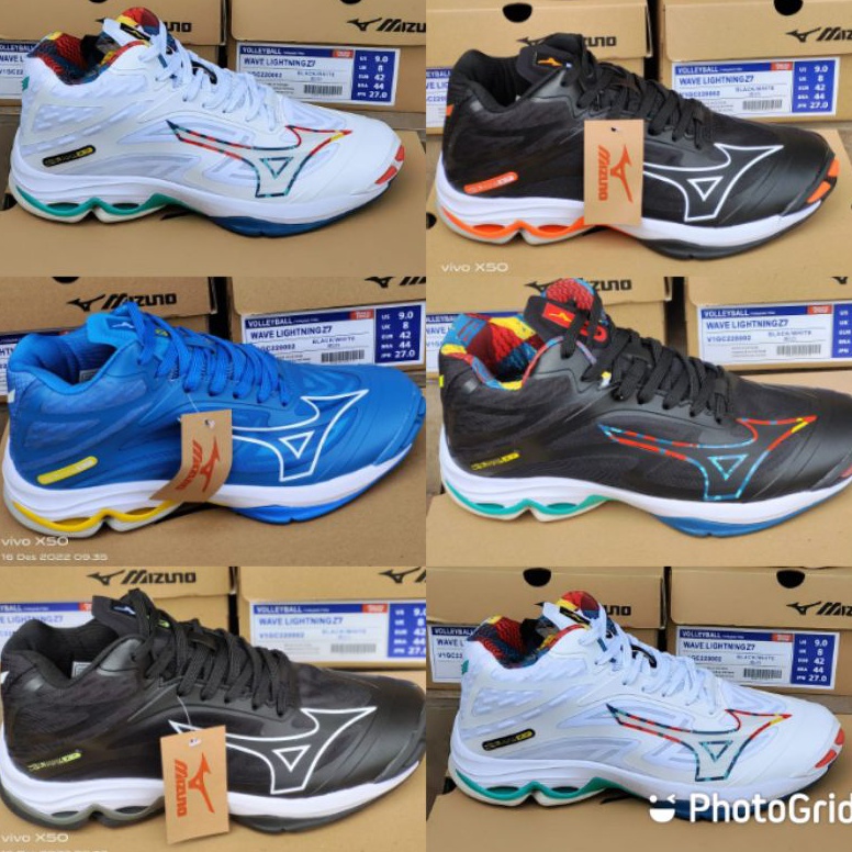 SALE (COD)MIZUNO WLZ 7 MID super premium original sepatu keluaran terbaru dari wlz